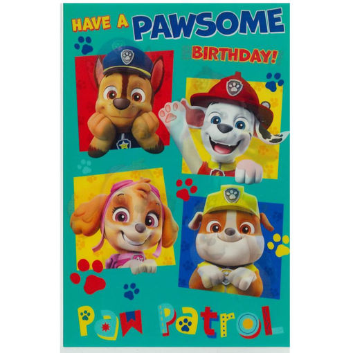 Picture of HAVE A PAWSOME BIRTHDAY 3D-EFFECT